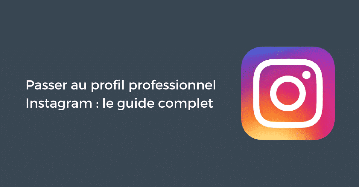 Passer Au Profil Professionnel Instagram Le Guide Complet