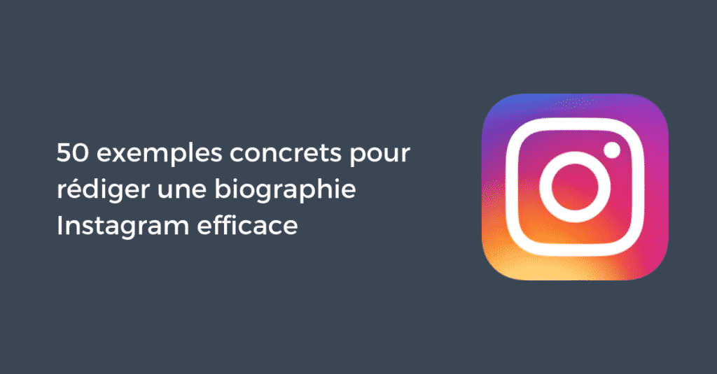 50 Exemples Concrets Pour Rediger Une Biographie Instagram Efficace Pellerin Formation